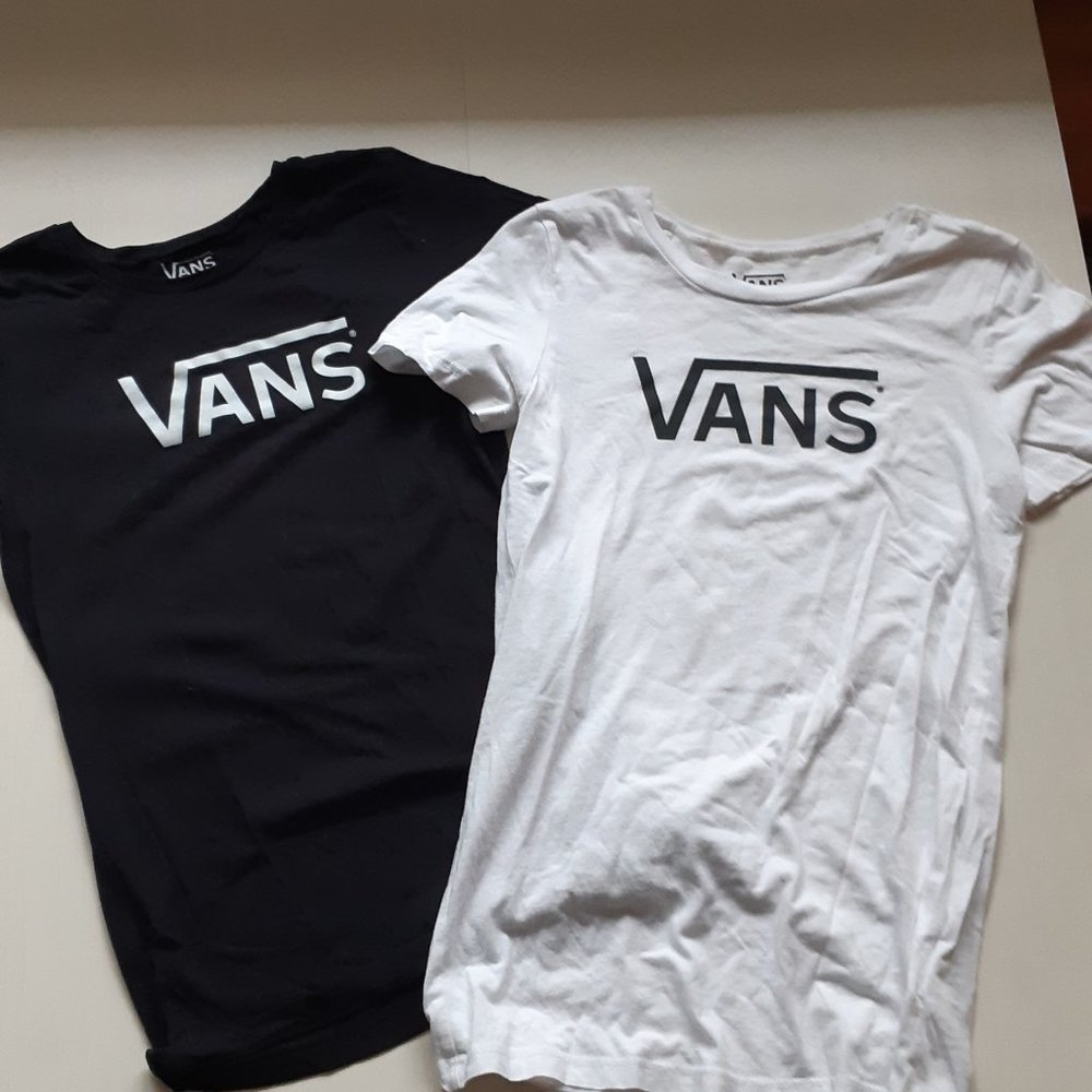 Two ladies classic vans t-shirts - small/ medium